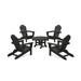 5-Piece Monterey Bay Folding Adirondack Chair Conversation Group