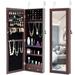 Wall Mounted Jewelry Storage Mirror Cabinet