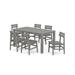 Modern Studio Plaza Chair 7-Piece Parsons Table Dining Set