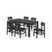 Modern Studio Plaza Chair 7-Piece Parsons Table Dining Set