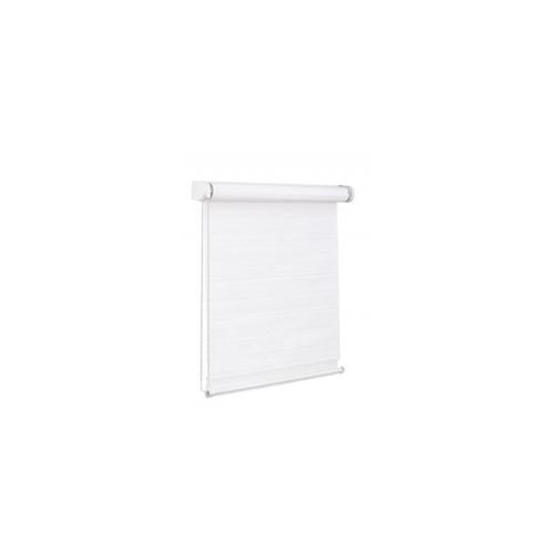 3D Fensterrollo - Neuheit - 80x150 cm weiss Doppelrollo