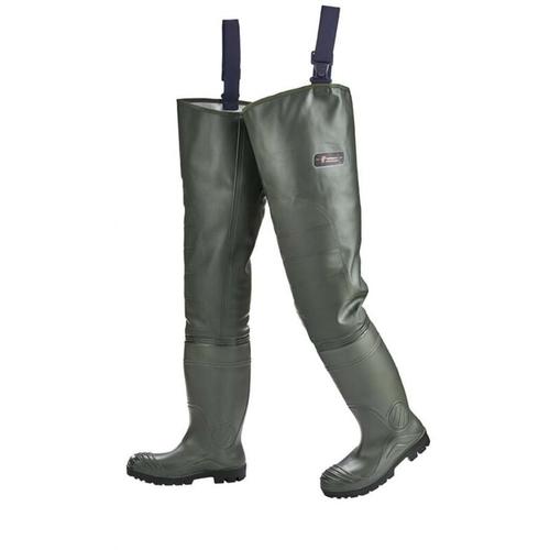 NORWAY - S5 Seestiefel PREMIUM Olivgrün mit Knieverstärkung, Gr.43