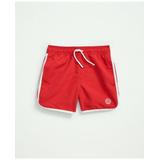 Brooks Brothers Boys Swim Trunks | Red | Size 4