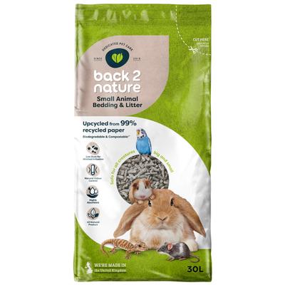 2x30l Back 2 Nature Small Animal Bedding & Litter