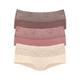 Panty VIVANCE Gr. 40/42, 3 St., bunt (rose, beere, mahagoni) Damen Unterhosen Spar-Sets