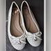 Giani Bernini Shoes | Giani Bernini White Flats Size 6m Nwot | Color: White | Size: 6m