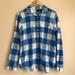 J. Crew Tops | J. Crew Long Sleeve Button Down Shirt | Color: Blue/White | Size: 6t