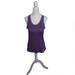 Adidas Tops | Adidas Climalite Medium Solid Purple Scoop-Neck Athletic Sleeveless Tank Top | Color: Purple | Size: M