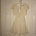 American Eagle Outfitters Dresses | American Eagle Outfitters Summer Dress White W/Polka Dots, M Short | Color: Black/White | Size: M