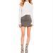 Free People Skirts | Free People We The Free Denim Modern Femme Mini Skirt | Color: Gray | Size: 8