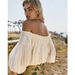 Free People Tops | Free People We The Free Dancing Till Dawn Off The Shoulder Smocked Top- Small | Color: Purple | Size: S