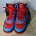 Nike Shoes | Air Force Ones Nike Custom Shoes Red And Blue | Color: Blue/Red | Size: 7.5