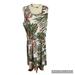 Lularoe Dresses | Lularoe Tropical Print Floral Tank Top Style Dress Sz 3xl | Color: Green/White | Size: 3x