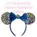 Disney Accessories | Disney Park 2022 50th Anniversary Celebration Annual Passholder Ear Headband Nwt | Color: Blue/Pink | Size: Os