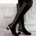 Michael Kors Shoes | Michael Kors Over-The-Knee Suede Boots - Alaysia Size 5.5- Medium Heel | Color: Black | Size: 5.5