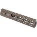 Troy Industries SOCC Gen 2 Free Float M-LOK Handguard AR-15 Aluminum Battle Rail FDE 10.5in SRAI-SR1-10FT-G2