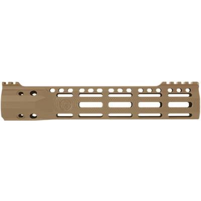 Troy Industries X Series Free Float M-LOK Handguard AR-15 Aluminum Battle Rail FDE 10.5in SRAI-SR1-10FT-X2