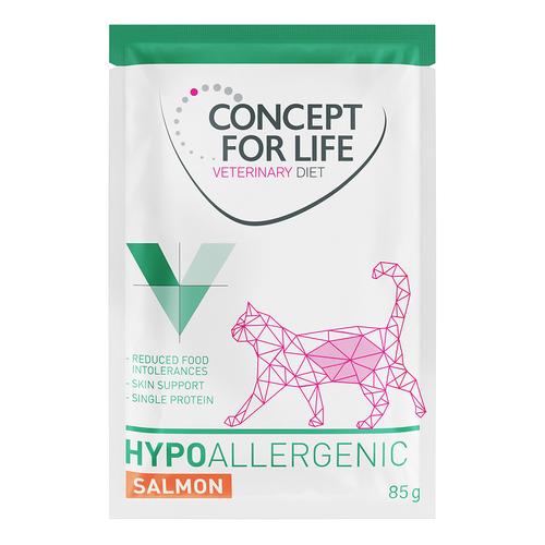 24x85g Hypoallergenic Lachs Cats Concept for Life Veterinary Diet Katzenfutter nass