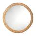 Jamie Young Company Relief Carved Round Accent Mirror, Wood | 36 H x 36 W x 1 D in | Wayfair 6RELI-RNDNA