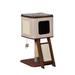 Tucker Murphy Pet™ 30" Demari Cat Condo Manufactured Wood in Brown | 30 H x 16.8 W x 16.8 D in | Wayfair 5A5C0142BB8B48A2B7BAA34F4124EF3D