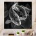 Bay Isle Home™ Monochrome Koi Fish - Animal Fish Metal Wall Décor Metal in Gray | 23 H x 23 W x 1 D in | Wayfair C3C51DCDF4BE4B5BBEC9908CC9E89E7C