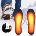 Semelles intérieures de chaussures métropolitaines USB chauffe-pieds électriques rechargeables