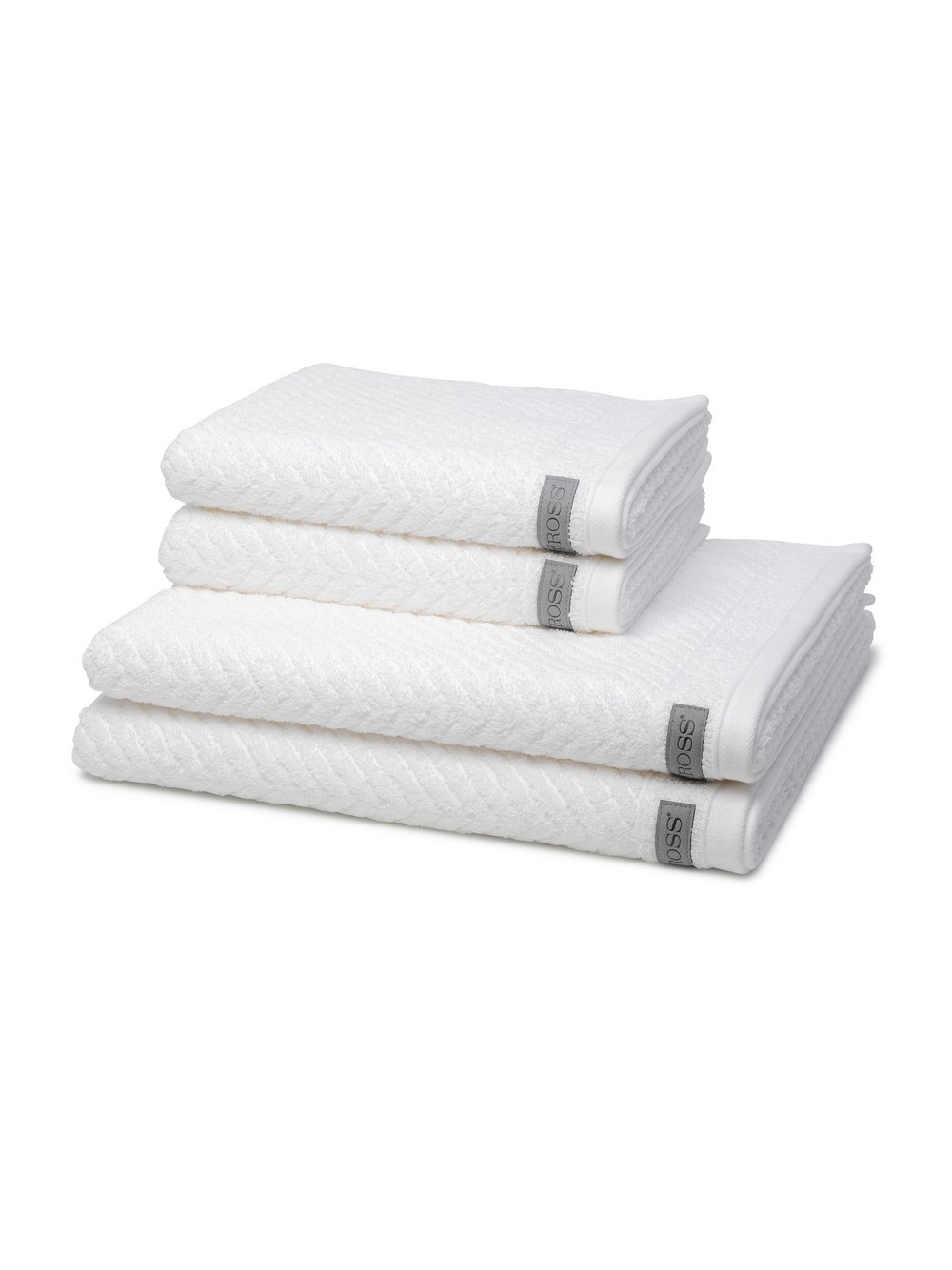 Ross Handtuchset 4-teilig Damen weiß, ONE SIZE Image