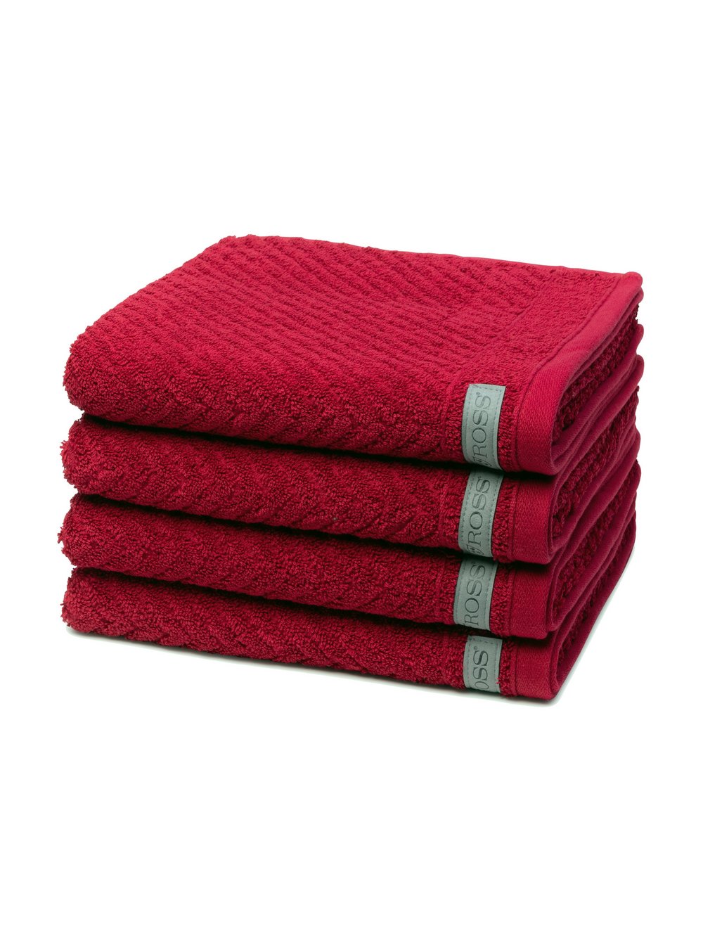 Ross Handtuchset 4-teilig Damen rot, ONE SIZE Image