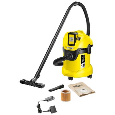 KÄRCHER Nass-Trocken-Akkusauger "WD 3 Battery Set", gelb, B:34cm H:50,3cm T:38,8cm, Akkusauger, inkl. 36 V/2,5 Ah Akku und Ladegerät Image