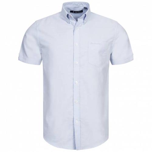 BEN SHERMAN Casual Herren Kurzarm Hemd 0075983SKY