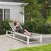 Costway Patio Adjustable Chaise Lounge Chair Outdoor Wheeled Recliner - See Details