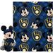 Northwest x Disney Milwaukee Brewers Mickey Hugger Pillow & Silk Touch Throw Set