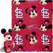 Northwest x Disney St. Louis Cardinals Mickey Hugger Pillow & Silk Touch Throw Set