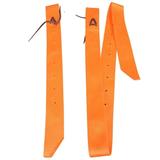 95AD Hilason Premium Single Nylon Cinch Tie Strap And Off Billet Set Orange