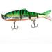 Thomify Hard Multi-Jointed Fishing Lure Swimbait Topwater Crankbait for Bass Trout Musky Pike