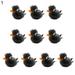 Yoone 10Pcs/Set Glass Figurines Japanese Style Widely Applied Hollow Decorative Necklace Earring Pendants Household Supplies