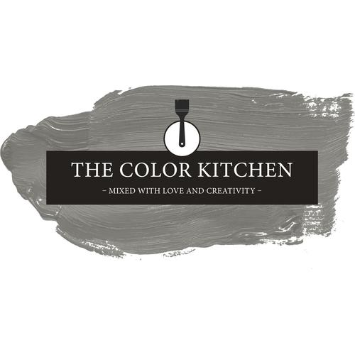 „A.S. CRÉATION Wand- und Deckenfarbe „“Seidenmatt Innenfarbe THE COLOR KITCHEN““ Farben für Wohnzimmer Schlafzimmer Flur Küche, versch. Grautöne Gr. 5 l, grau (tck1012 miraculous mackerel) Wandfarbe bunt“