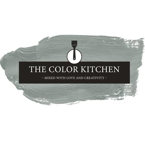 „A.S. CRÉATION Wand- und Deckenfarbe „“Seidenmatt Innenfarbe THE COLOR KITCHEN““ Farben für Wohnzimmer Schlafzimmer Flur Küche, versch. Grüntöne Gr. 2,5 l, grün (tck3009 unique eucalyptus) Wandfarbe bunt“