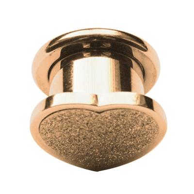 Dehnschnecke ADELIA´S "Piercing Ohrpiercing", Damen, Gr. 14, rosa (rosegold), Chirurgiestahl, modisch, Piercings, aus 316l Stahl PVD 18kt. Rosè Gold beschichtet