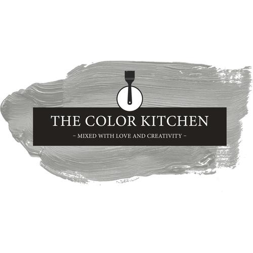 „A.S. CRÉATION Wand- und Deckenfarbe „“Seidenmatt Innenfarbe THE COLOR KITCHEN““ Farben für Wohnzimmer Schlafzimmer Flur Küche, versch. Grautöne Gr. 5 l, grau (tck1004 shady spice) Wandfarbe bunt“