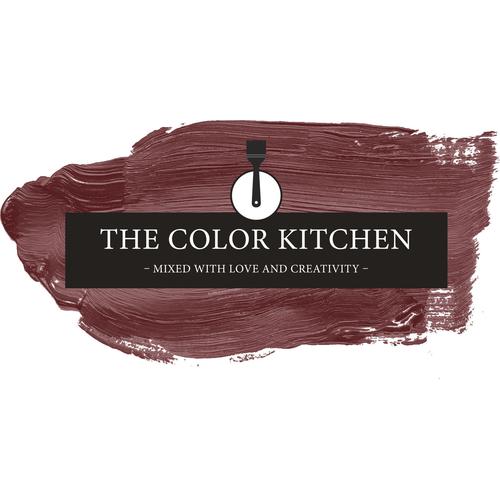 „A.S. CRÉATION Wand- und Deckenfarbe „“Seidenmatt Innenfarbe THE COLOR KITCHEN““ Farben für Wohnzimmer Schlafzimmer Flur Küche, versch. Rottöne Gr. 2,5 l, rot (tck7006 perky pomegranate) Wandfarbe bunt“