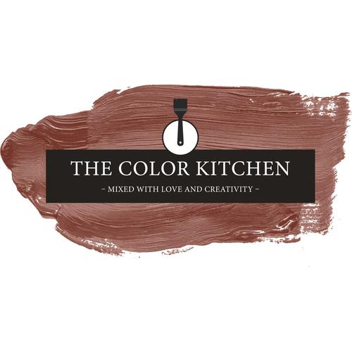 „A.S. CRÉATION Wand- und Deckenfarbe „“Seidenmatt Innenfarbe THE COLOR KITCHEN““ Farben für Wohnzimmer Schlafzimmer Flur Küche, versch. Rottöne Gr. 2,5 l, rot (tck5013 simple safron) Wandfarbe bunt“