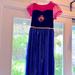 Disney Dresses | Disney “Anna” Dress From Frozen Girls 8 | Color: Blue/Pink | Size: 8g