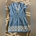 Madewell Dresses | Madewell Embroidered Chambray Dress Size Small | Color: Blue | Size: S
