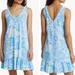 Lilly Pulitzer Dresses | Lilly Pulitzer Camilla Floral Sleeveless V-Neck Cotton Dress, Size Small. 0670 | Color: Blue | Size: S