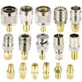 16PCS SMA Adapters SMA to BNC Connectors Straight Nickel Plated Test Plugs SMA Female Male to BNC Female Male Converters for WiFi Antenna Amateur Radio Extension Cable