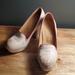 Anthropologie Shoes | Bed Stu Cobbler Series Leather Loafer Heels From Anthropologie | Color: Cream/Pink | Size: 7