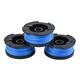 MOSDUE 3Pcs Strimmer Spool & line Compatible with ALM BD032 Black & Decker Reflex Strimmers,Strimmer Spool Replacement