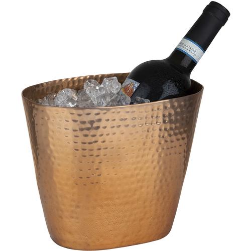 Wein- und Sektkühler APS Eiskübel rosegold (kupfer) Baraccessoires Weinaccessoires Aluminium, 2,1 Liter