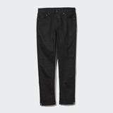 Men's Stretch Selvedge Slim-Fit Jeans | Black | 29 inch | UNIQLO US